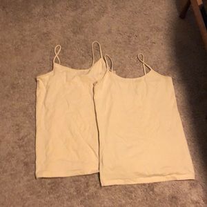 Beige tank top 2 for 1!